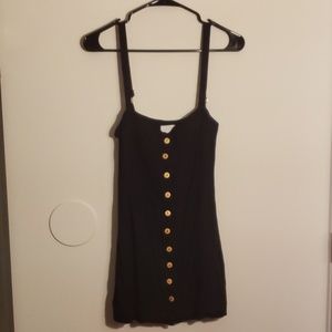 Black mini dress